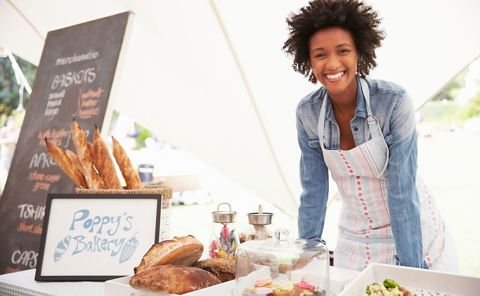 Female Bakery Stall Holder At Farmers Fresh Food Market.jpg