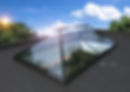 Slimline aluminium lantern