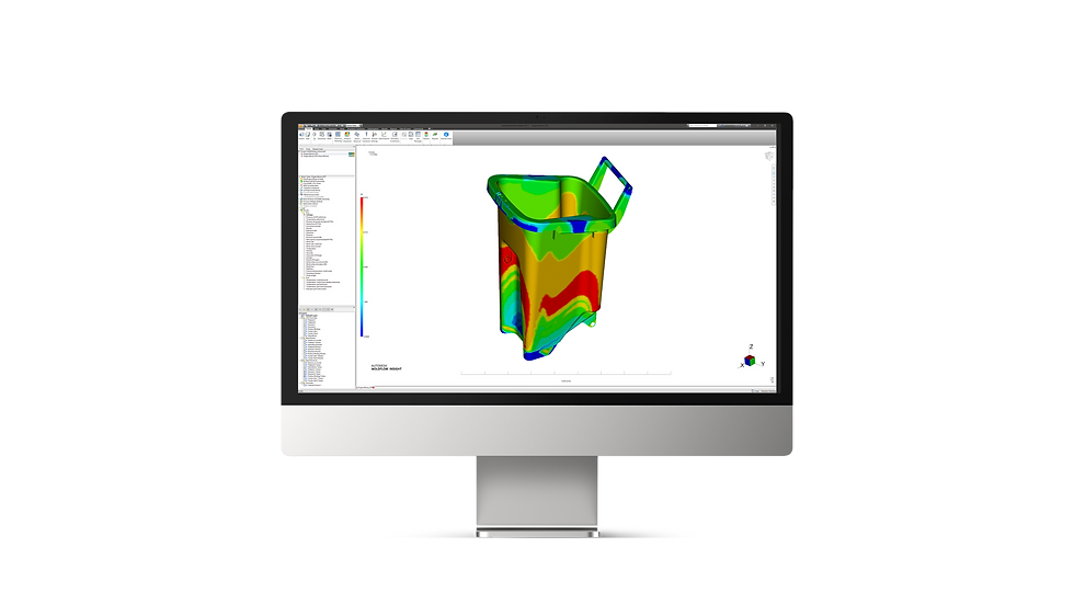 Moldflow Analysis Co-injection analysis will help determine the appropriate gate location