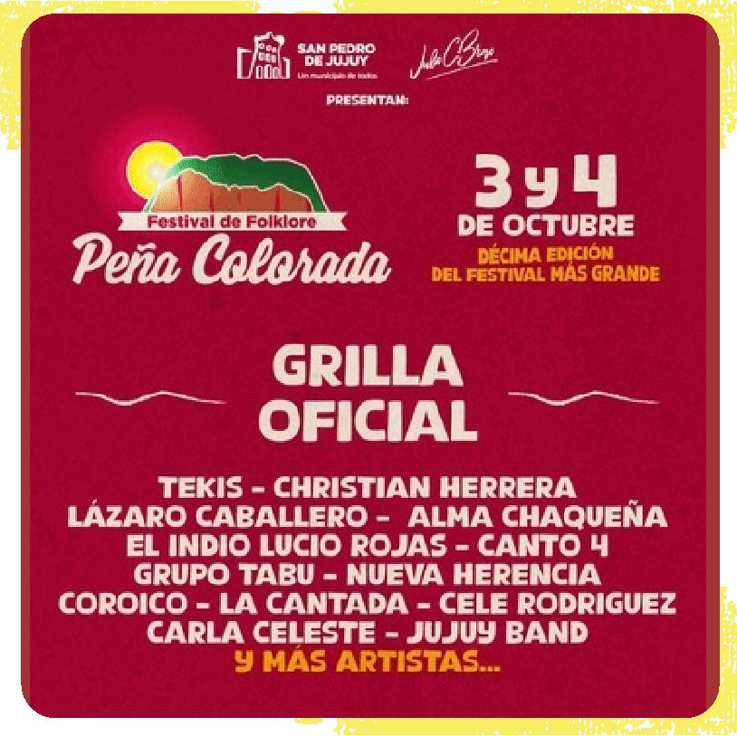 10° Festival de Folklore de la Peña Colorada –