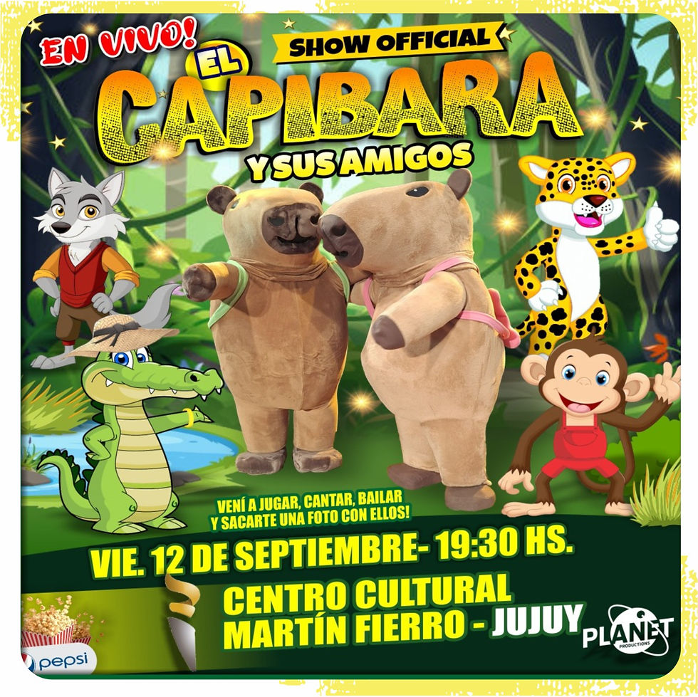 El Capibara y sus Amigos - Show oficial en Vivo.