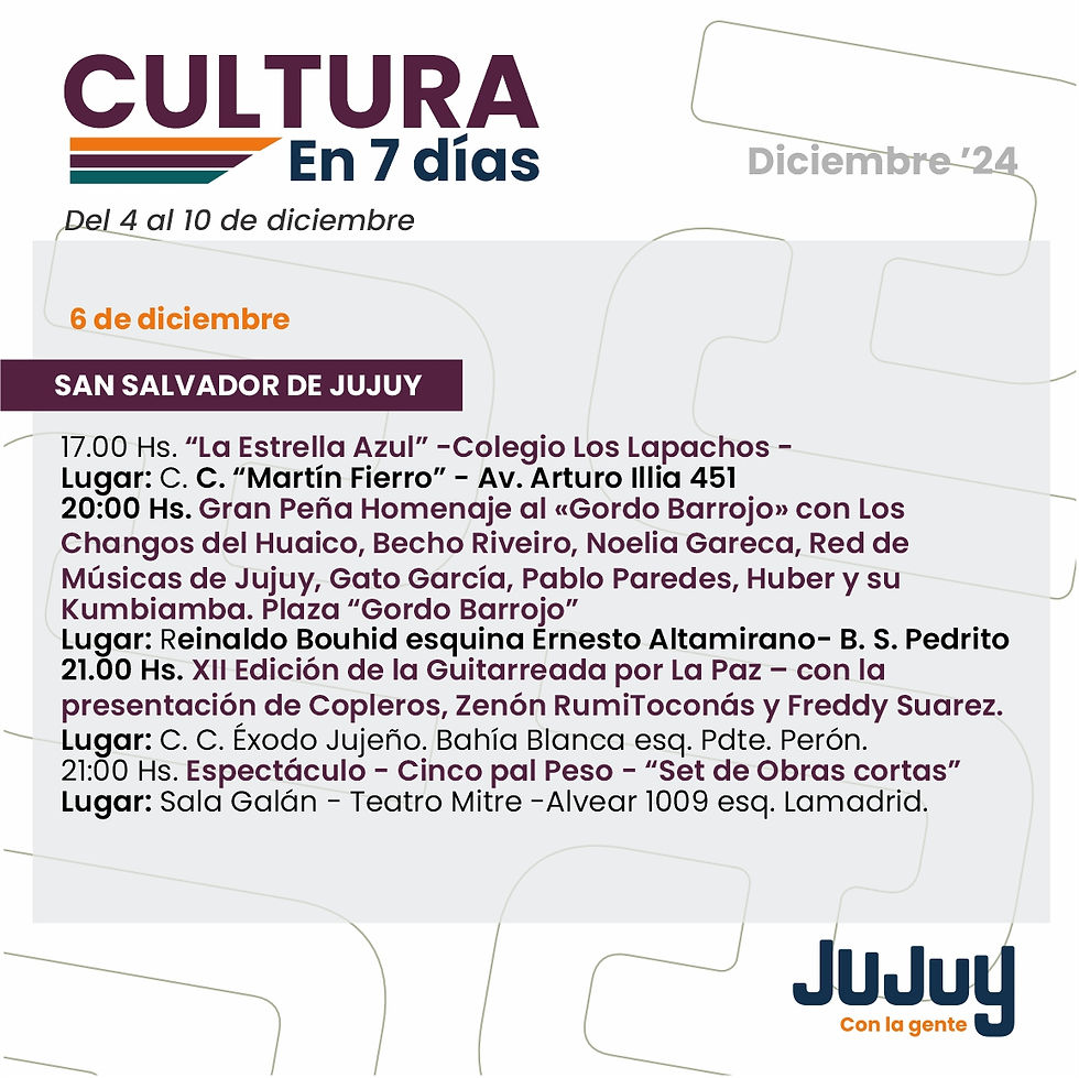 Cultura en 7 Días