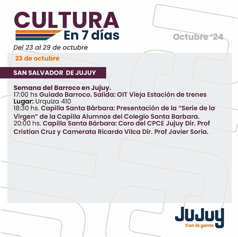 Cultura en 7 días