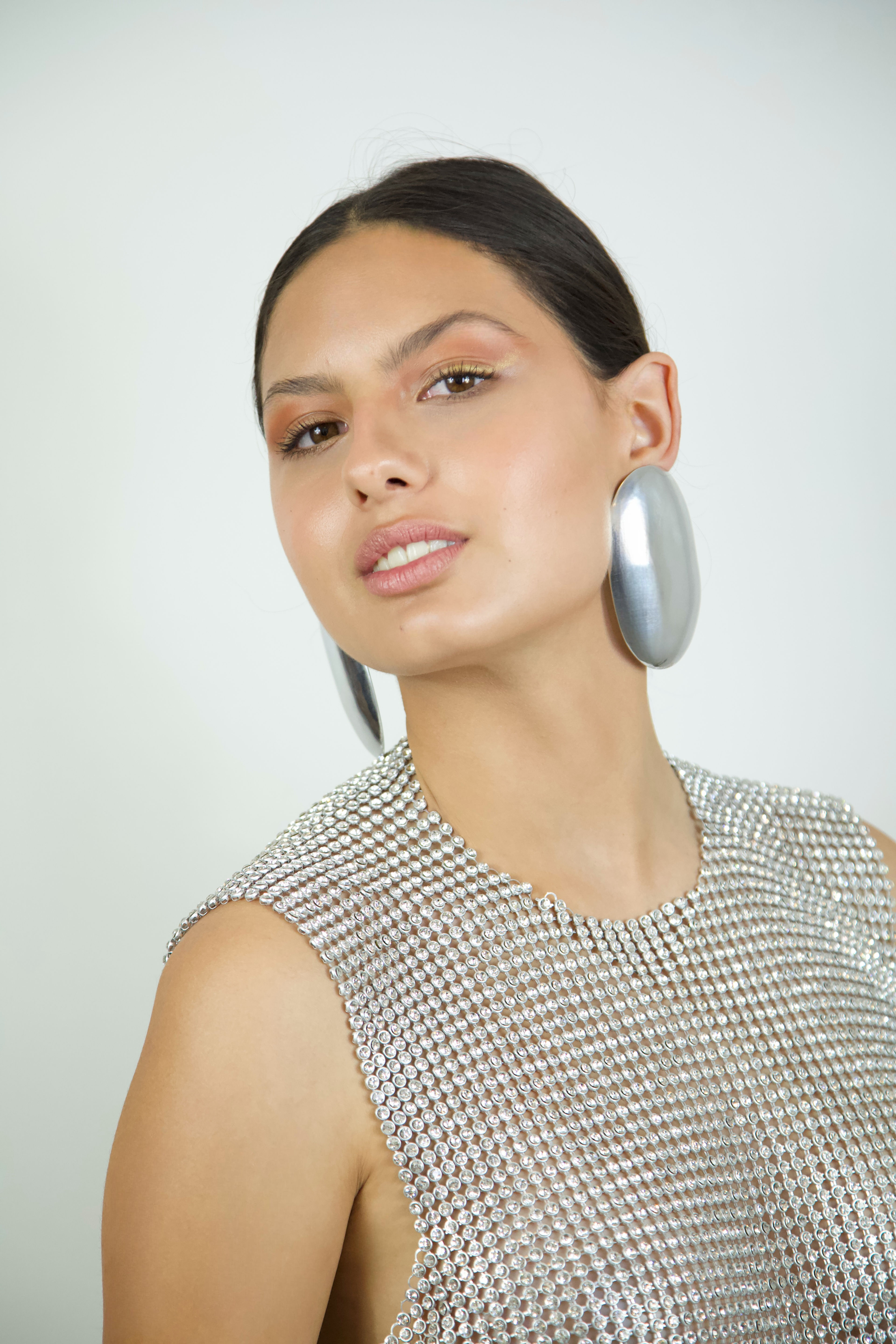 Sphere earring (L) / Arete esfera (grande)