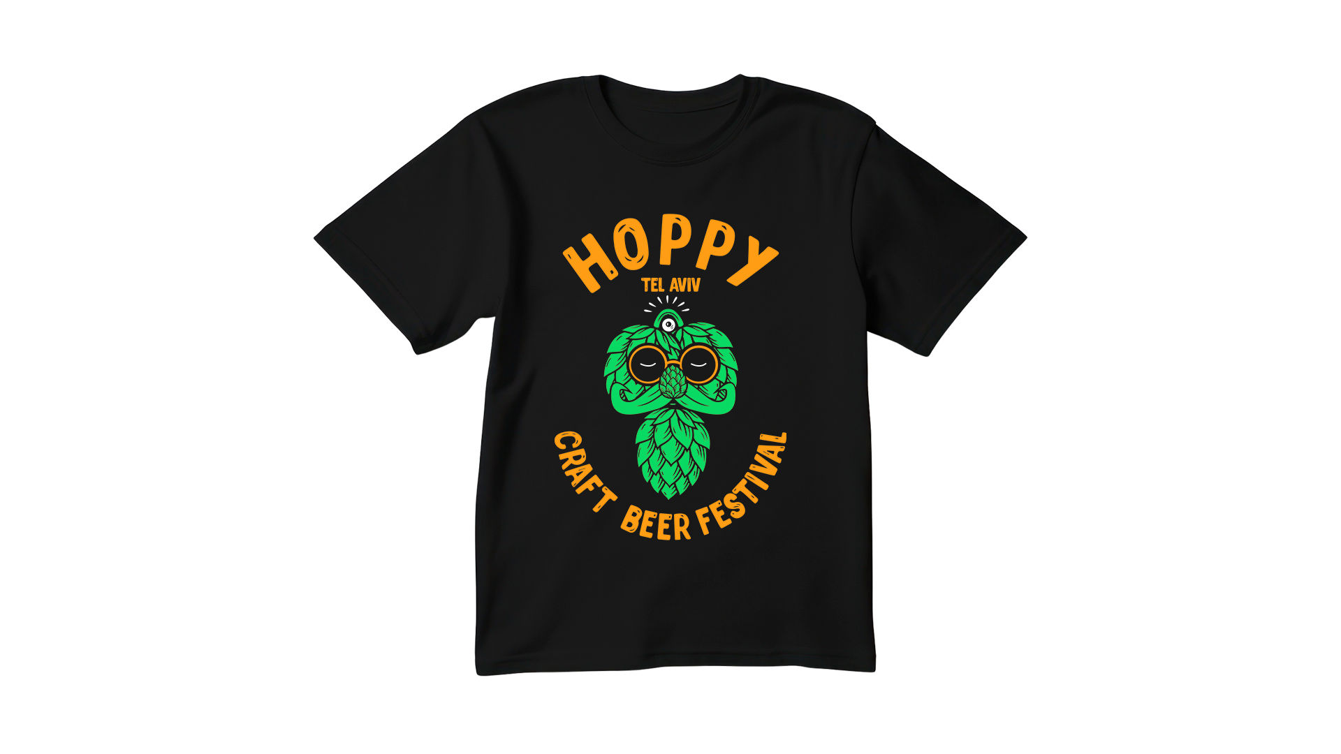 חולצת פסטיבל HOPPY TLV