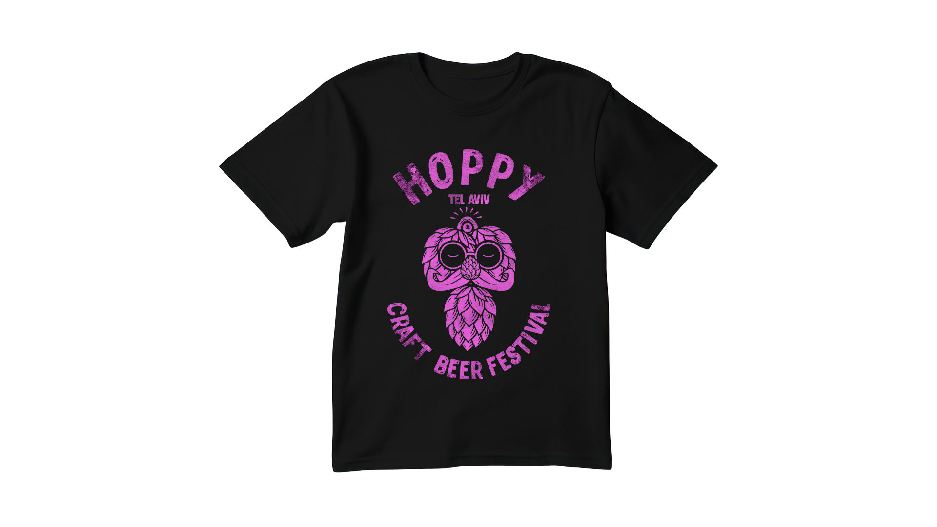 חולצת פסטיבל HOPPY TLV