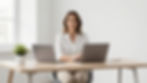 Professional woman working on a sustainability technology