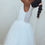 Thumbnail: White dot sheer back tulle dress