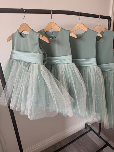 princess polly baby blue dress Dusty Blue Sequin Tulle Knee Length Flower Girl Dress  Mia Princess