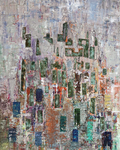안창석,Lost_memory-2(사라진_기억),_90.9X72.7cm,_