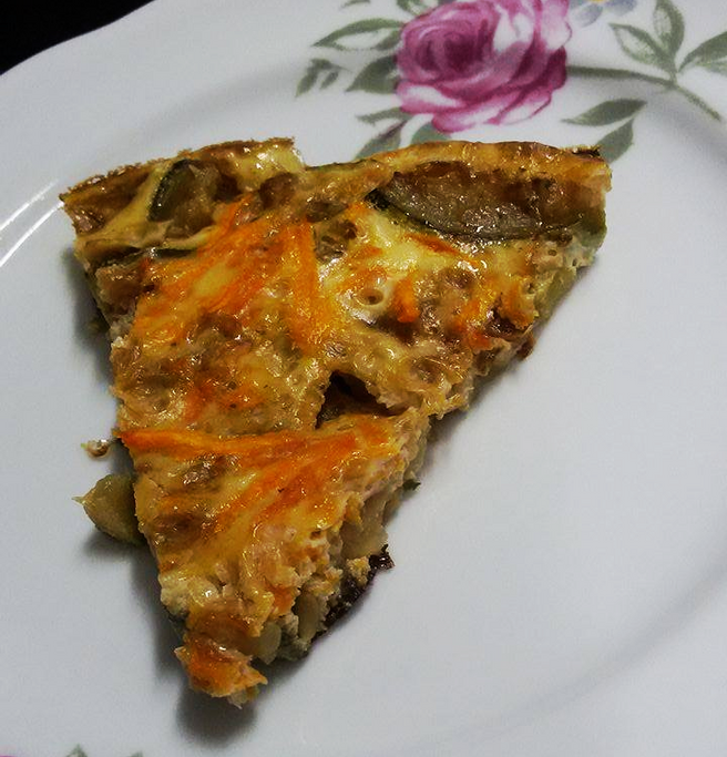 Receita: fritada de abobrinha com cenoura!