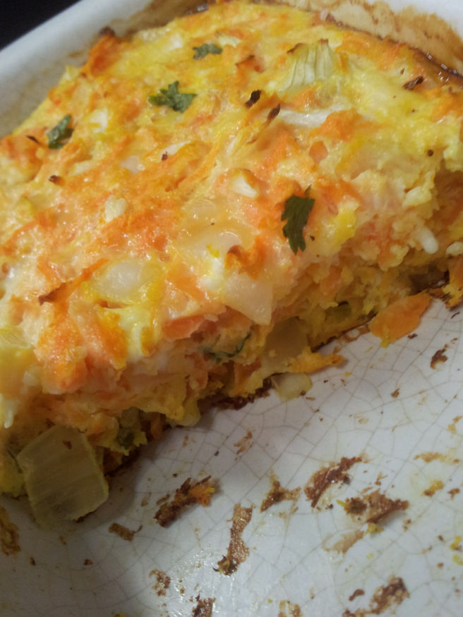 Receita: tortinha de cenoura!