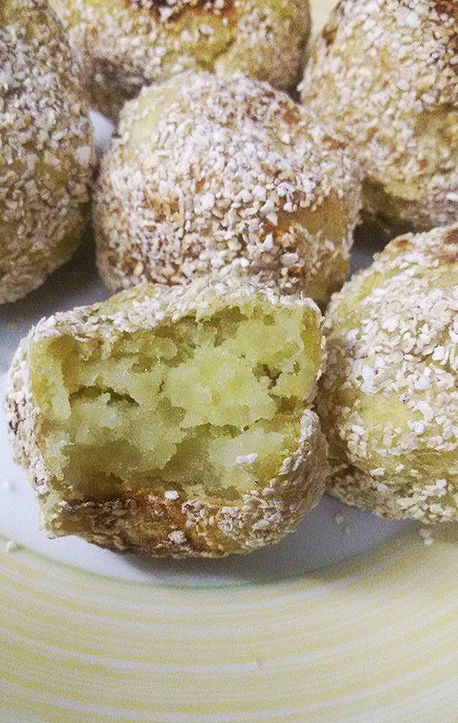 Receita: bolinho de batata doce!