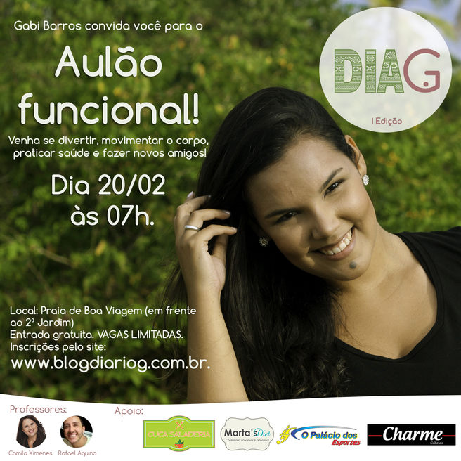Dia G (I edição): aulão funcional!