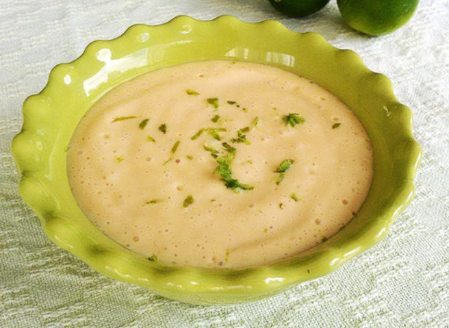 Receita: creme de limão zero açúcar!