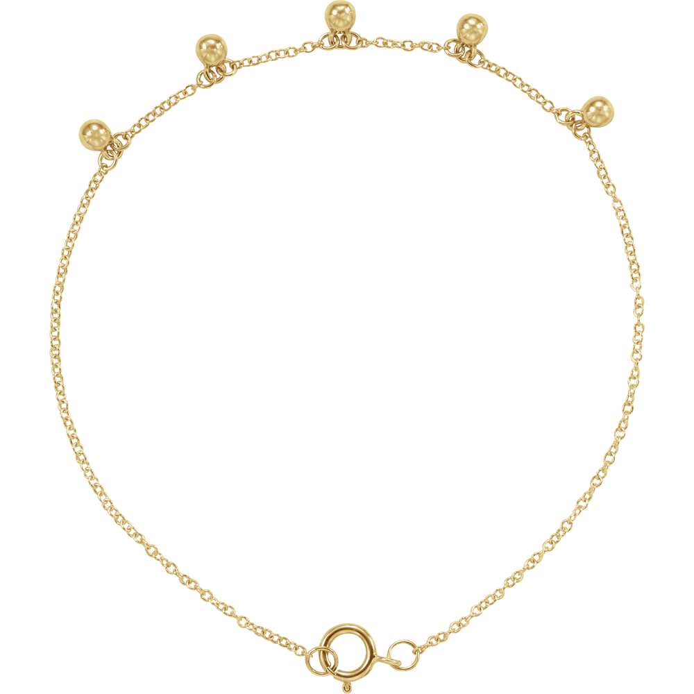 Beaded 5-Station 7" Bracelet