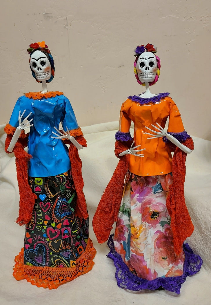 Frida Skeleton Doll
