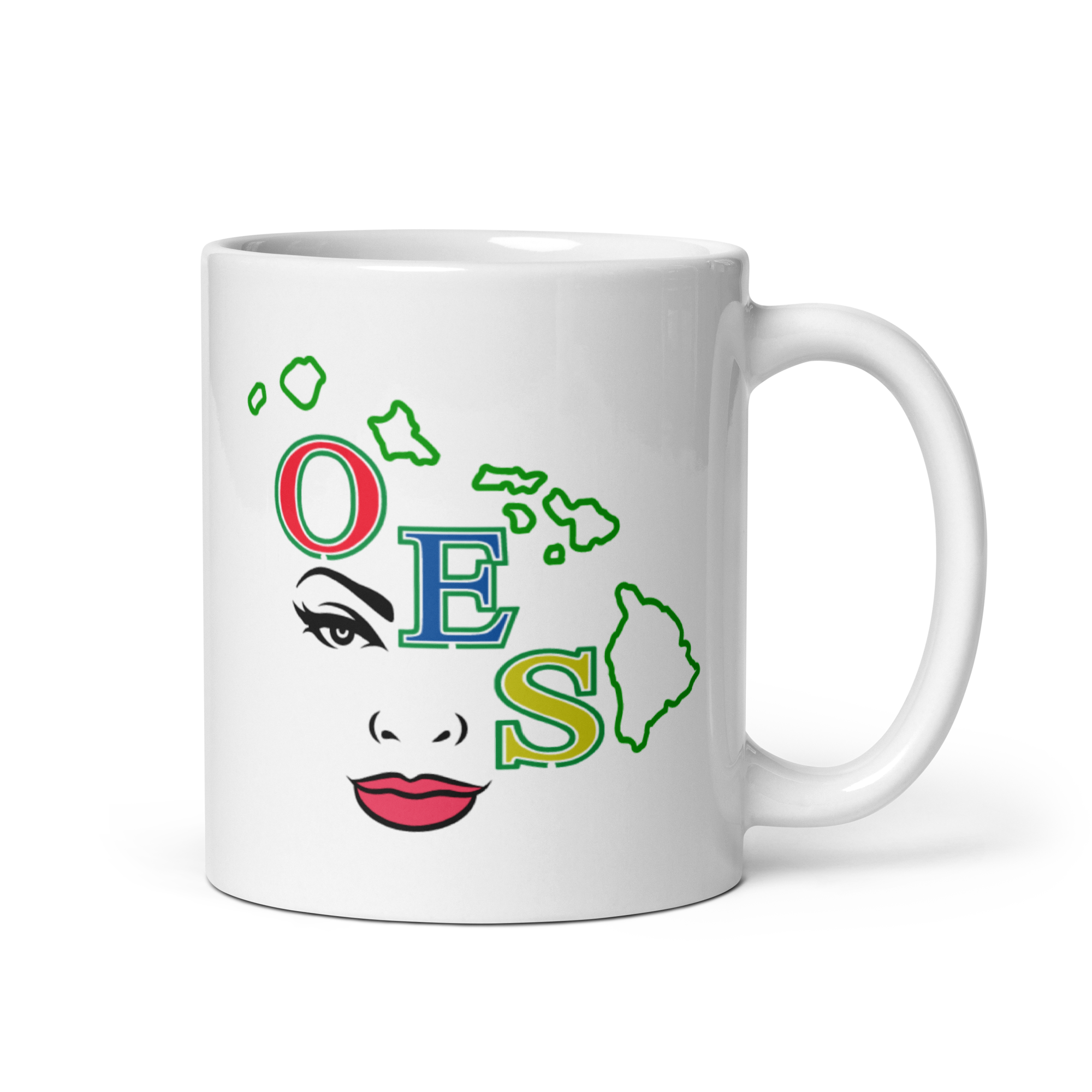White Glossy Mug