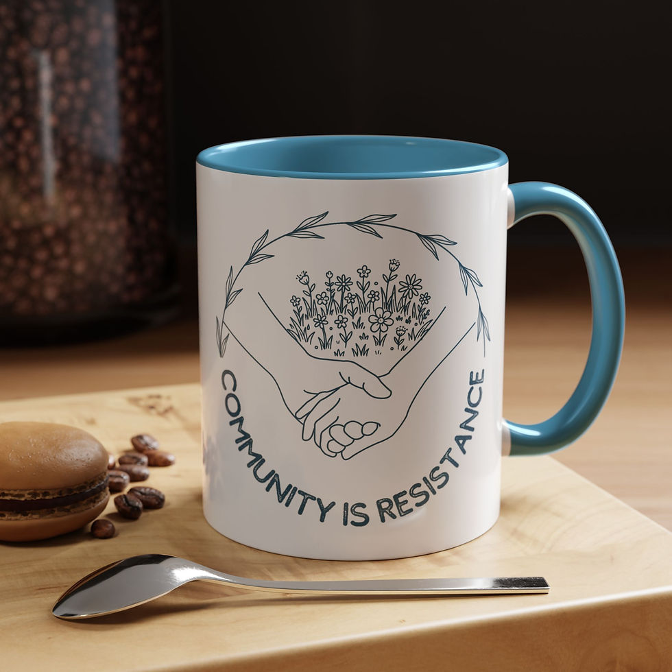 Thumbnail: Community is Resistance Coffee Mug