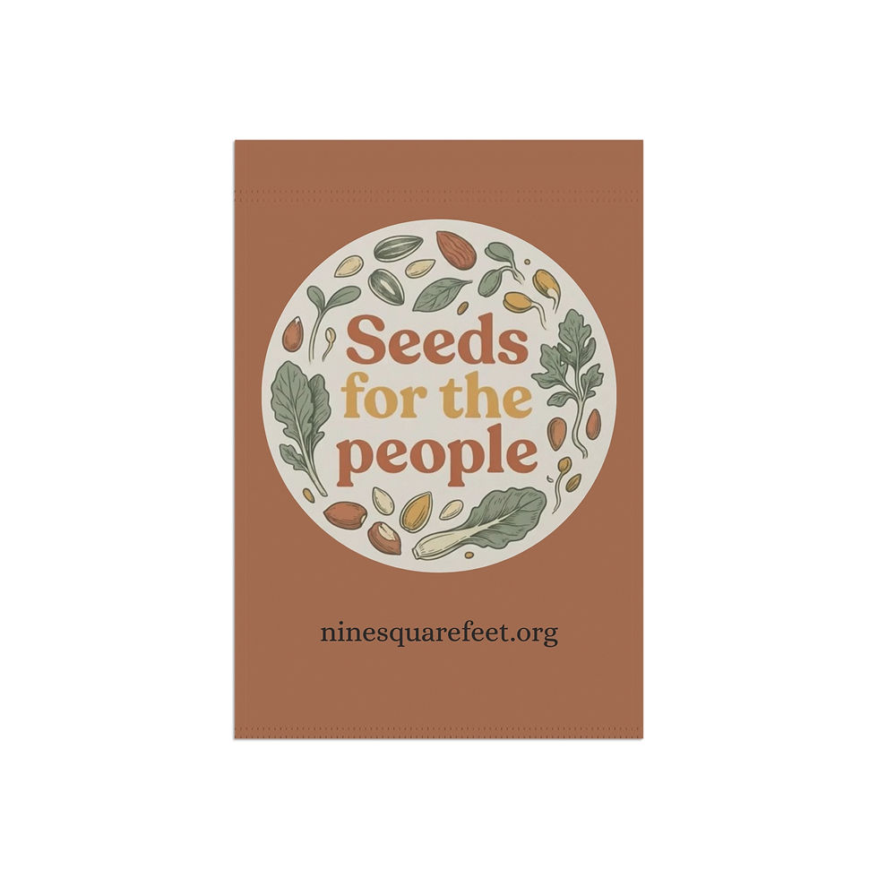 Thumbnail: Seeds for the People Garden Flag