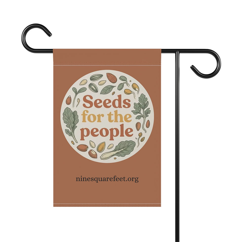 Thumbnail: Seeds for the People Garden Flag