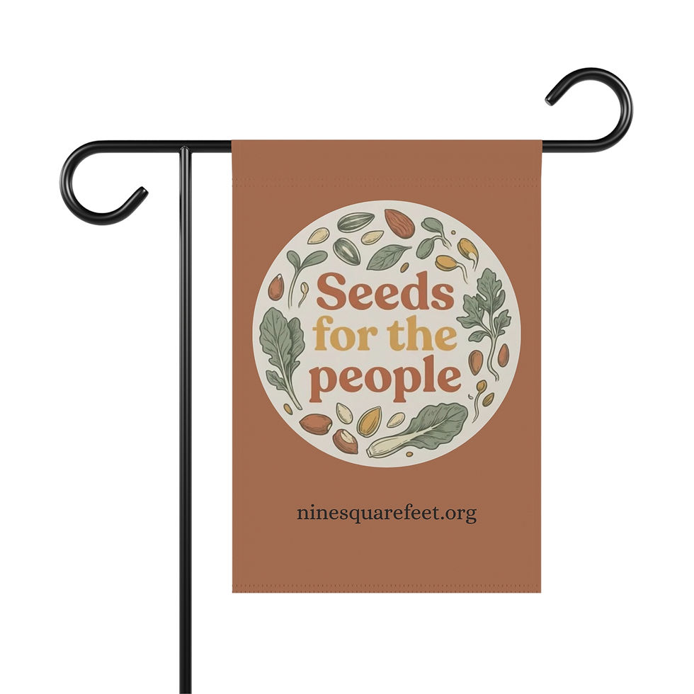 Thumbnail: Seeds for the People Garden Flag