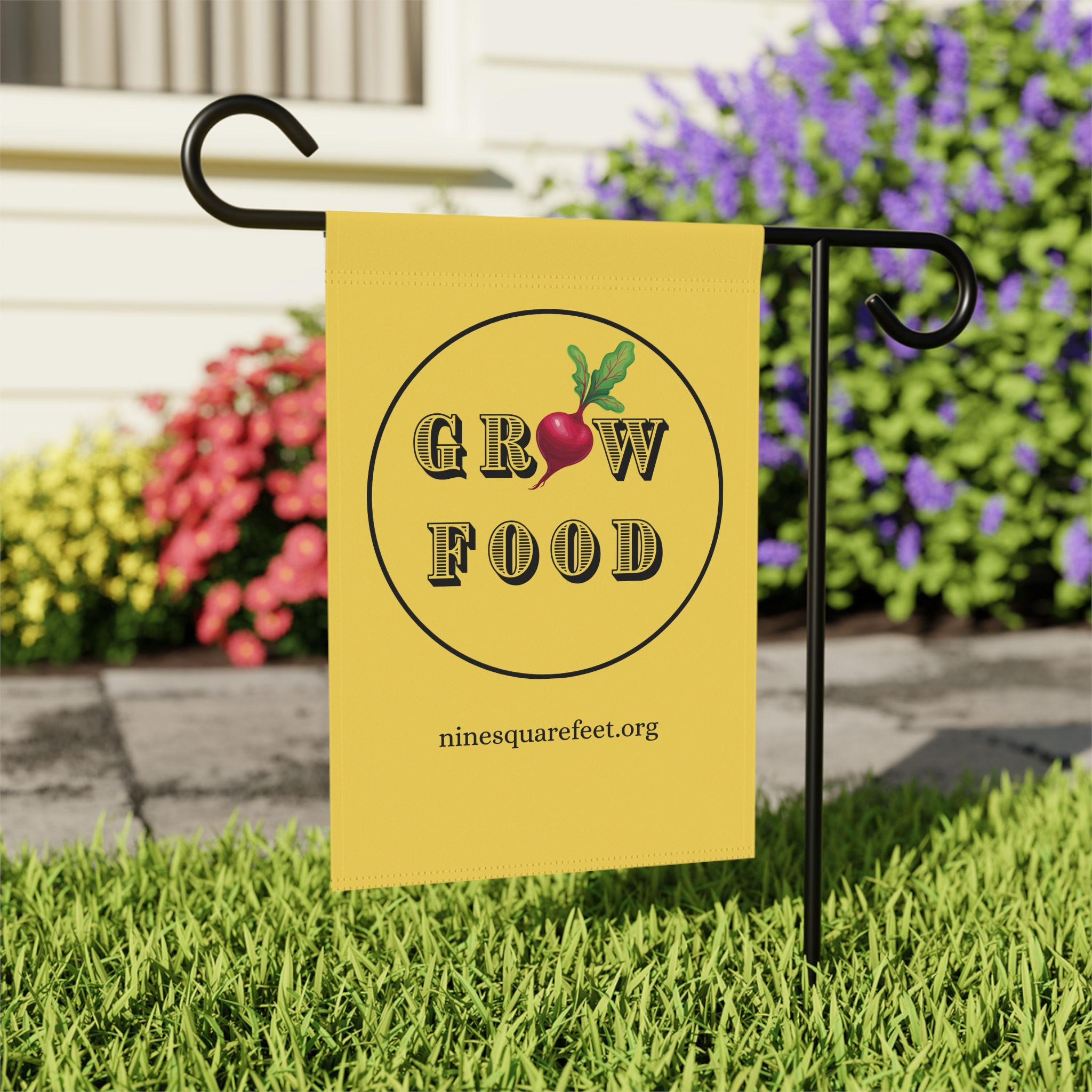 Grow Food Garden Flag