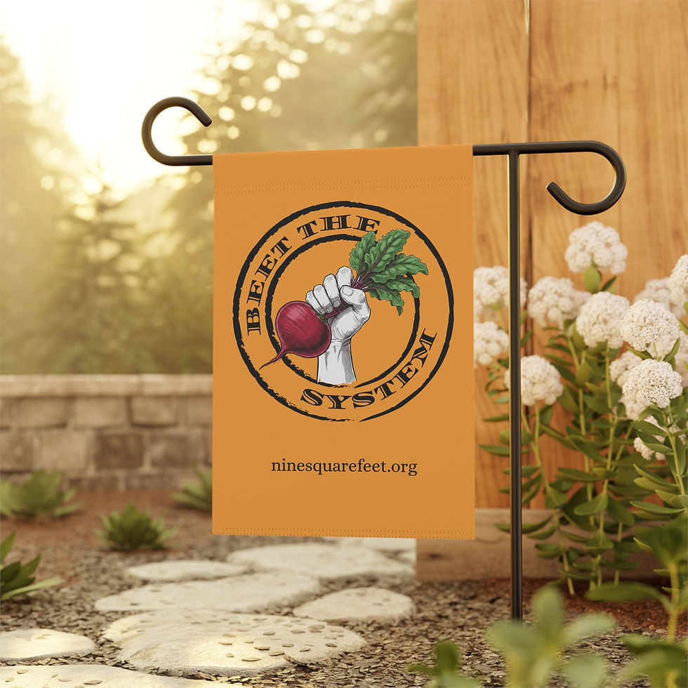 Thumbnail: Beet The System Garden Flag