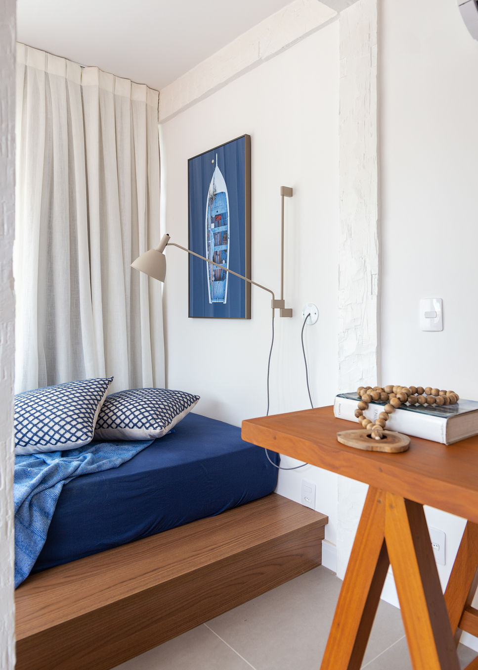 Colchão sobre tablado