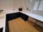 Luxury dark blue shaker kitchen refurbishment by Omega Developments 6
