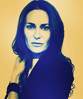 Laetitia Cash yellow background headshot portrait by Andrea Carter-Bowman photography