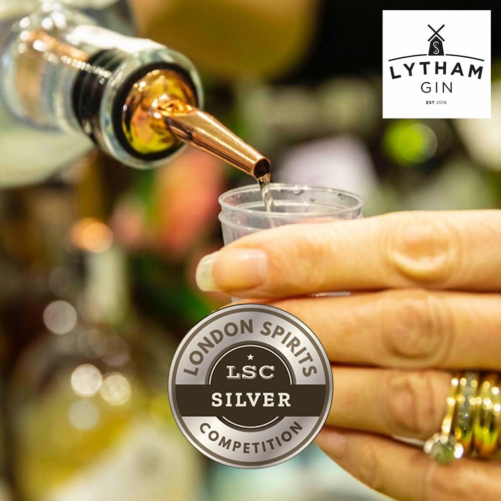 Gin being poured in to tasting glass