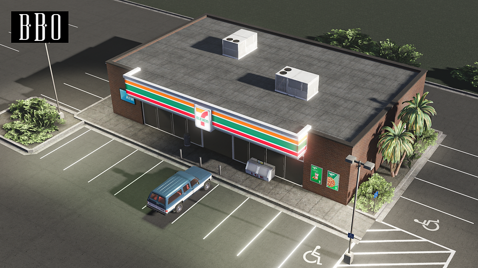 Thumbnail: Chevron Gas Station & 7-Eleven Convenience Store