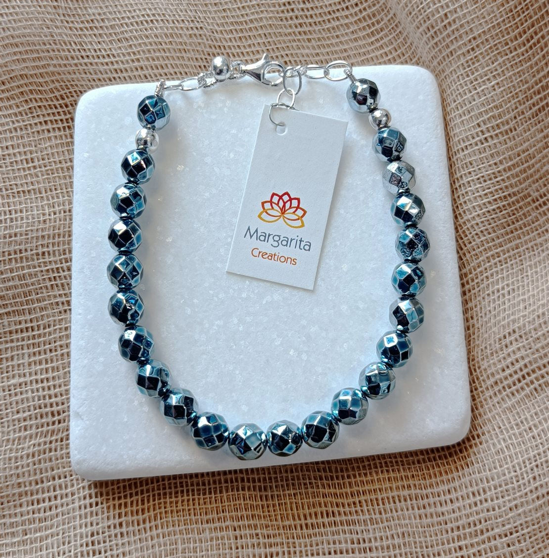 Βραχιόλι μπλε αιματίτης