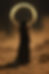 Enhanced Image - Woman and Moon