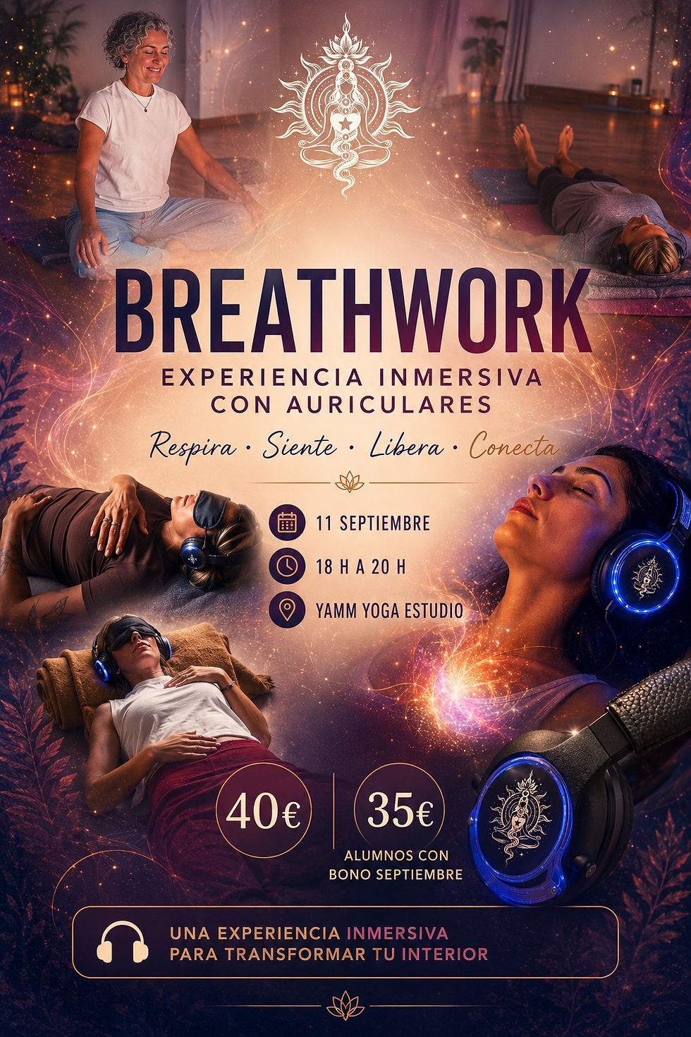 Breathwork · Experiencia inmersiva con auriculares
