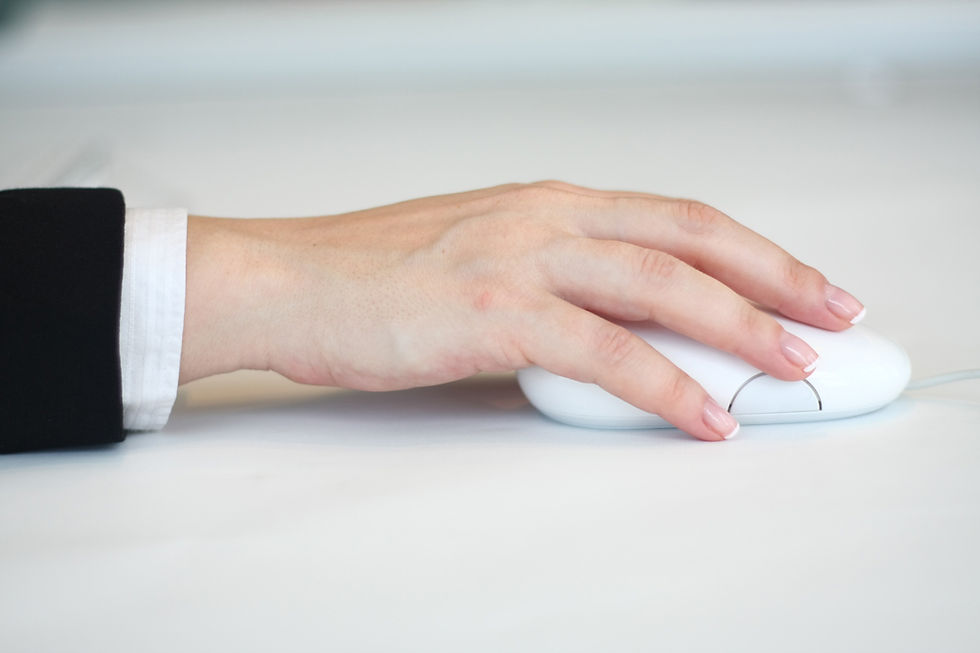 Hand Using Mouse