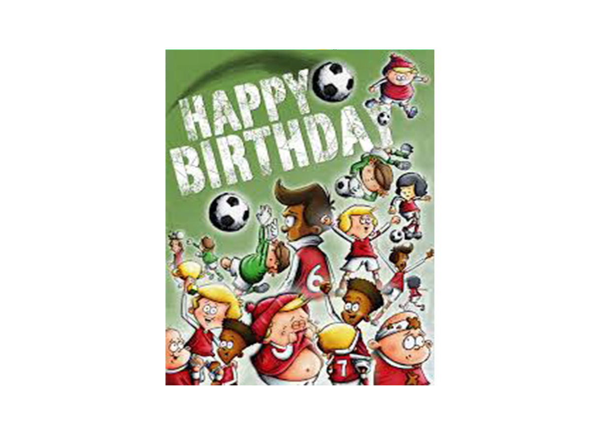 Happy Birthday - Football - Cards that entertain for hours