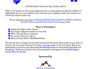 #BurlBlue4Autism
