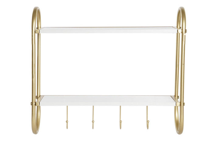 WALL CLOTHES RACK METAL GOLDEN