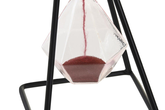 Thumbnail: HOURGLASS/ SAND CLOCK METAL GLASS