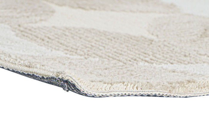 Thumbnail: CARPET POLYESTER COTTON CIRCUL BEIGE