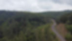 Aerial view of a meander on the R536 between Sabie and Hazyview