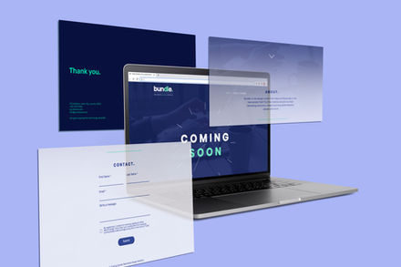 bundle website mockup