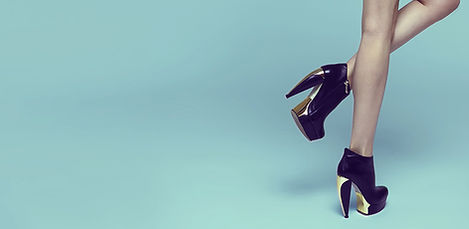 Black Chunky Stilettos