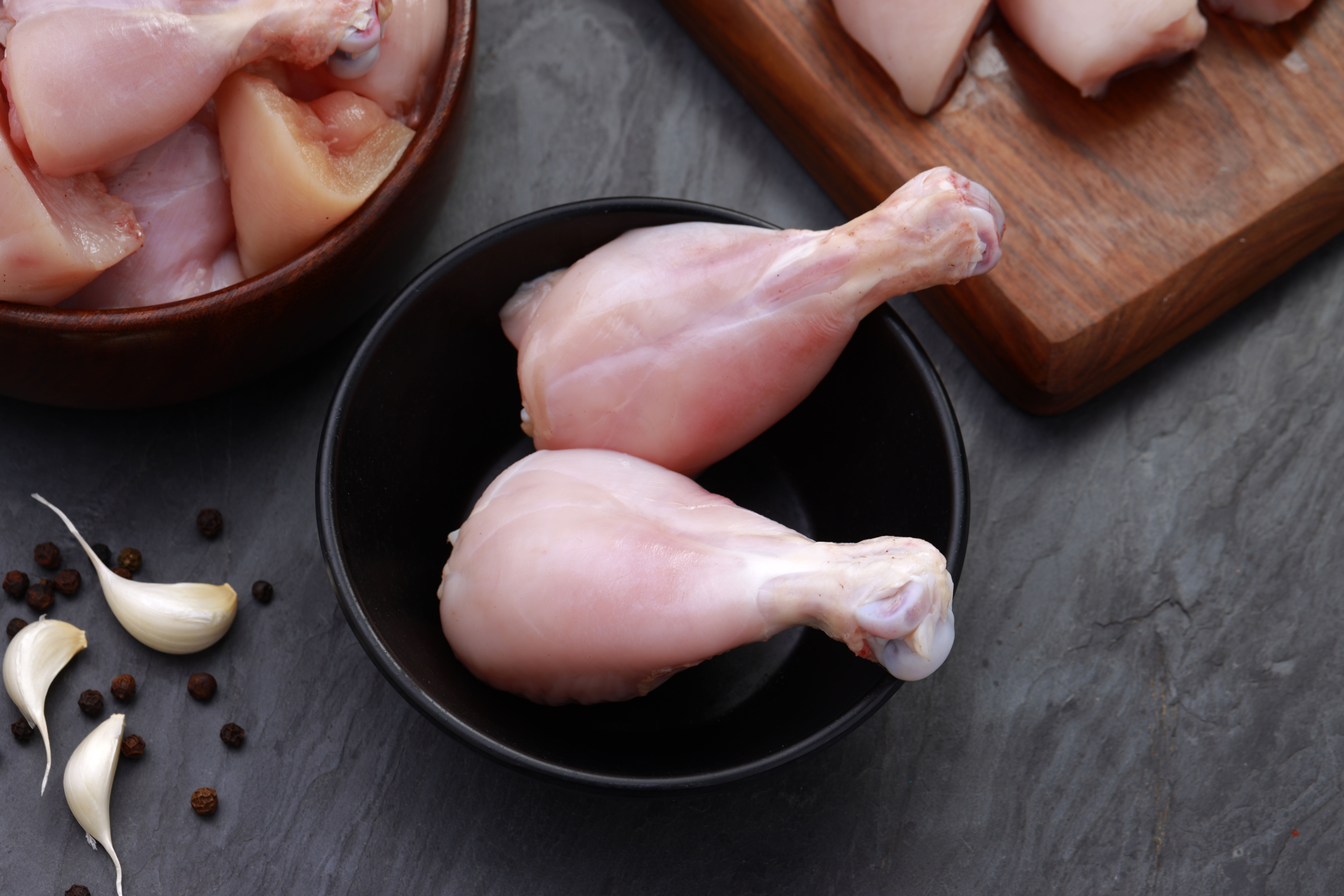 Skinless Pasture Raised Chicken Drumsticks