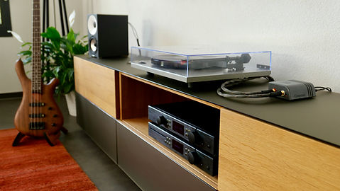 Emerson ANALOG connected to audio setup