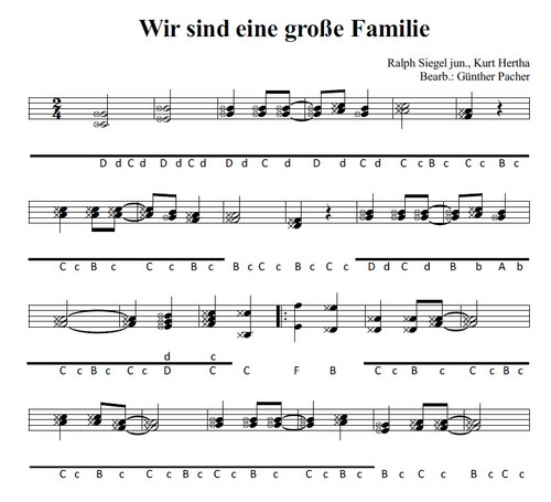 Peter Alexander Wir Sind Eine Große Familie Text Wir sind eine große Familie | pachernoten.net