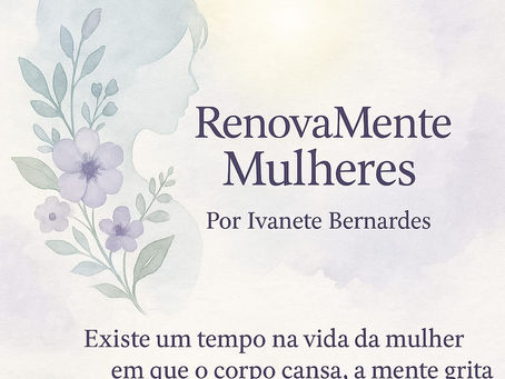 Mulher em pausa emocional refletindo sobre autocuidado no programa terapêutico RenovaMente Mulheres