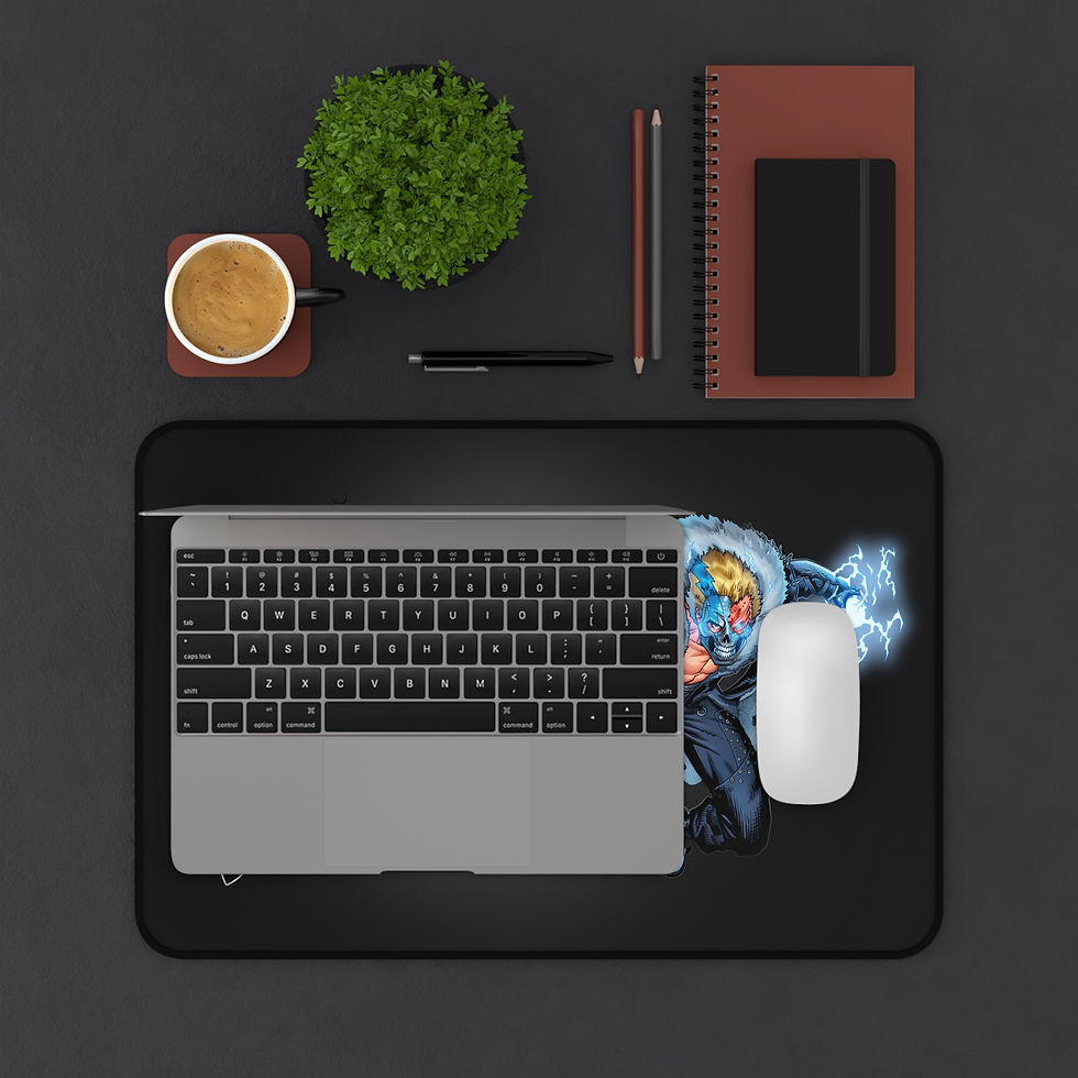 Thumbnail: X vs Indominus - Desk Mat/Mouse Pad 12”x18”
